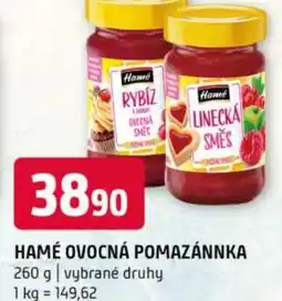 Terno Hamé ovocná pomazánnka nabídka