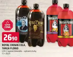 Terno Royal crown cola, targa florio nabídka