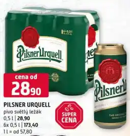 Terno Pilsner urquell nabídka