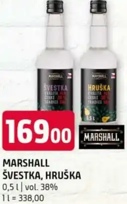 Terno Marshall švestka, hruška nabídka