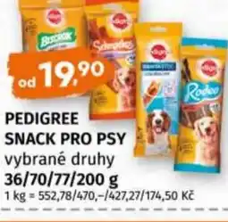 Terno Pedigree snack pro psy nabídka