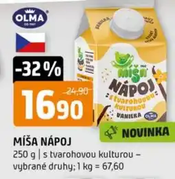 Terno Míša nápoj nabídka