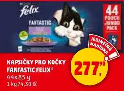 Penny Market Kapsičky pro kočky fantastic felix nabídka