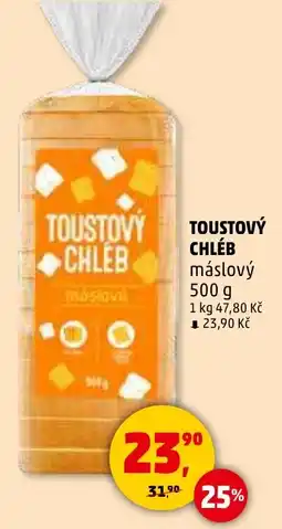 Penny Market Toustový chléb máslový nabídka
