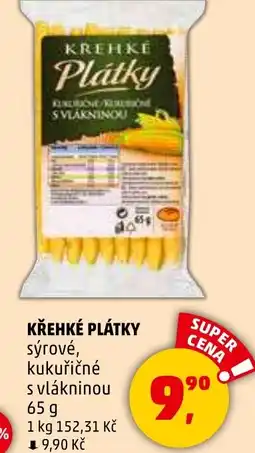 Penny Market Křehké plátky sýrové, kukuřičné s vlákninou nabídka