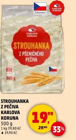 Penny Market Strouhanka z pečiva karlova koruna nabídka