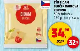 Penny Market Sýr eidam bloček karlova koruna nabídka