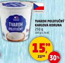 Penny Market Tvaroh polotučný karlova koruna nabídka