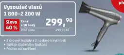 Penny Market Vysoušeč vlasů 1 800-2200 W nabídka