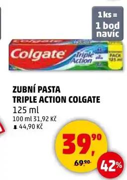 Penny Market Zubní pasta triple action colgate nabídka