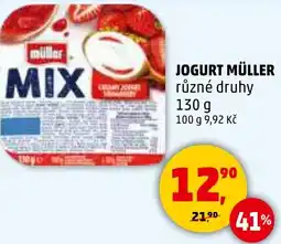 Penny Market Jogurt müller různé druhy nabídka