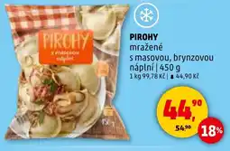 Penny Market Pirohy mražené s masovou, brynzovou náplní nabídka
