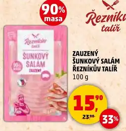 Penny Market Zauzený šunkový salám řezníkův talíř nabídka