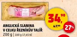 Penny Market Anglická slanina v celku řezníkův talíř nabídka