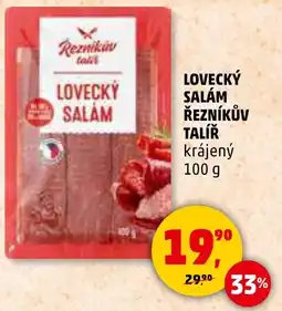 Penny Market Lovecký salám řezníkův talíř krájený nabídka
