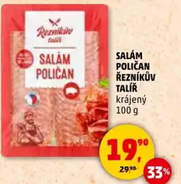 Penny Market Salám poličan řezníkův talíř nabídka