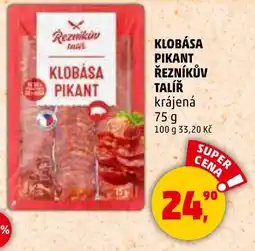 Penny Market Klobása pikant řezníkův talíř krájená nabídka