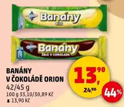 Penny Market Banány v čokoládě orion nabídka