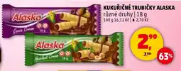 Penny Market Kukuřičné trubičky alaska nabídka