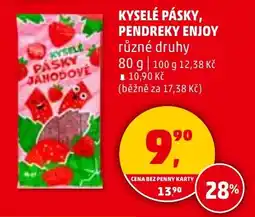 Penny Market Kyselé pásky, pendreky enjoy různé druhy nabídka