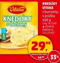 Penny Market Knedlíky vitana s burizony, v prášku nabídka