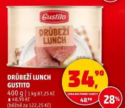 Penny Market Drůbeží lunch gustito nabídka