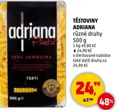 Penny Market Těstoviny adriana nabídka