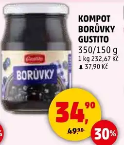 Penny Market Kompot borůvky gustito nabídka