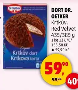 Penny Market Dort DR. OETKER Krtkův, Red Velvet nabídka