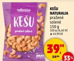 Penny Market Kešu naturalia pražené solené nabídka