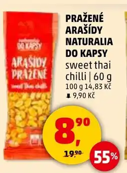 Penny Market Pražené arašídy naturalia do kapsy nabídka