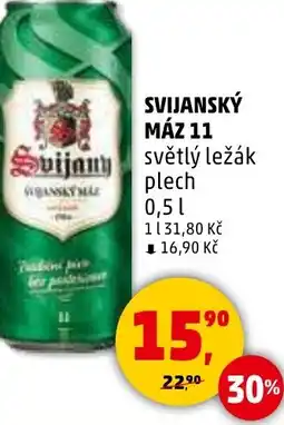 Penny Market Svijanský máz 11 světlý ležák nabídka