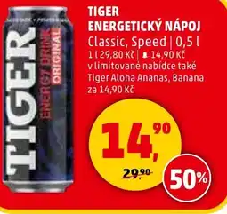 Penny Market Tiger energetický nápoj classic, speed nabídka