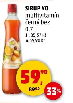 Penny Market Sirup yo multivitamín, černý bez nabídka