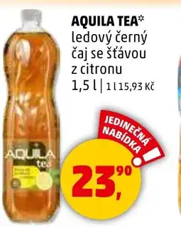 Penny Market Aquila tea ledový černý čaj se šťávou z citronu nabídka