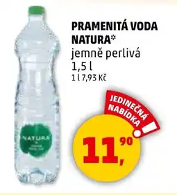 Penny Market Pramenitá voda natura jemně perlivá nabídka