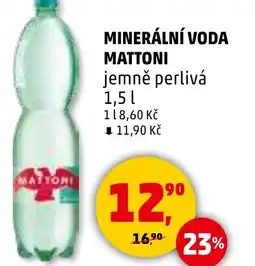 Penny Market Minerální voda mattoni jemně perlivá nabídka