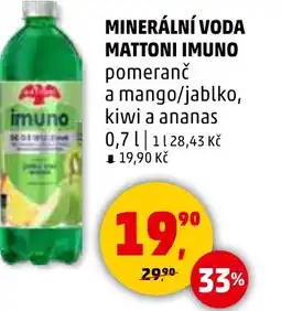 Penny Market Minerální voda mattoni imuno nabídka