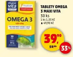 Penny Market Tablety omega 3 maxi vita nabídka
