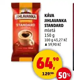 Penny Market Káva jihlavanka standard nabídka