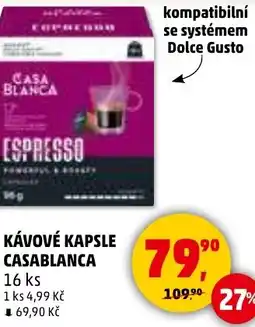 Penny Market Kávové kapsle casablanca nabídka