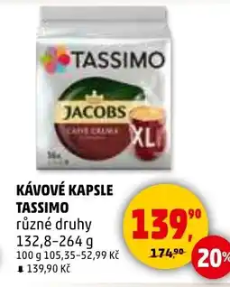 Penny Market Kávové kapsle tassimo nabídka