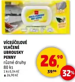 Penny Market Víceúčelové vlhčené ubrousky penny nabídka