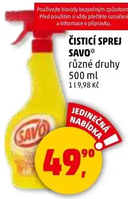 Penny Market Čisticí sprej savo nabídka