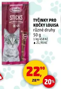 Penny Market Tyčinky pro kočky louisa nabídka