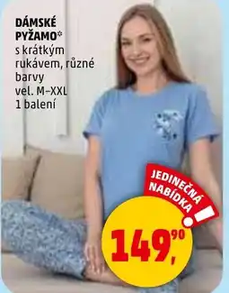 Penny Market Dámské pyžamo nabídka