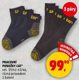 Penny Market Pracovní ponožky cat nabídka