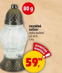 Penny Market Skleněná svíčka nabídka