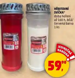Penny Market Hrbitovni svíčka nabídka