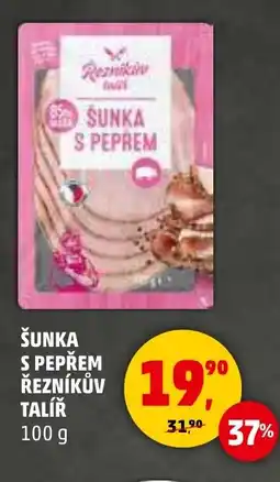Penny Market Šunka s pepřem řezníkův talíř nabídka